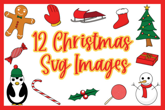 12 Christmas Bundle: Festive Graphics for Creative Sellers