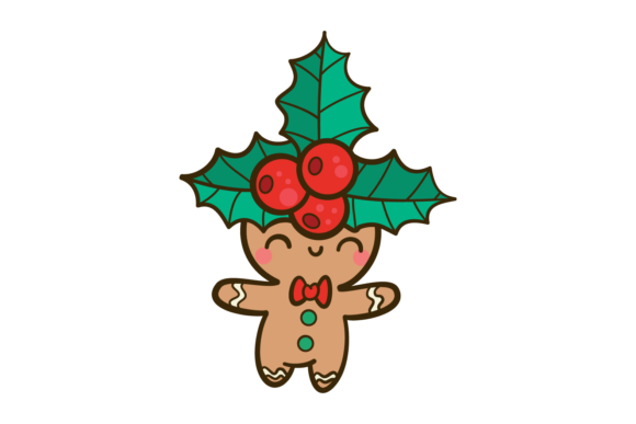 Christmas Cherry Gingerman Svg: A Festive Graphics Addition