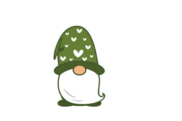 Christmas Gnome Flat Illustration: A Festive Graphic for Local Brands