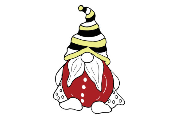 Christmas Gnome Illustration: A Festive Graphic for Local Brands