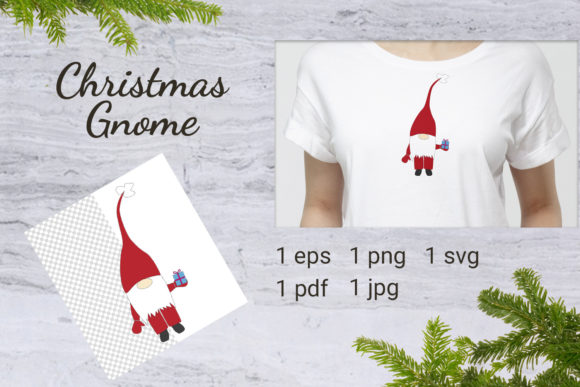 Christmas Gnome Sublimation: Festive Graphics for Local Brands