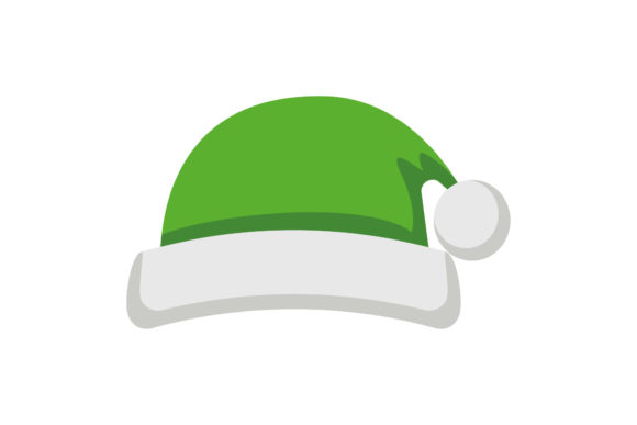 Christmas Green Hat Vector: A Versatile Graphics Asset for Creative Projects