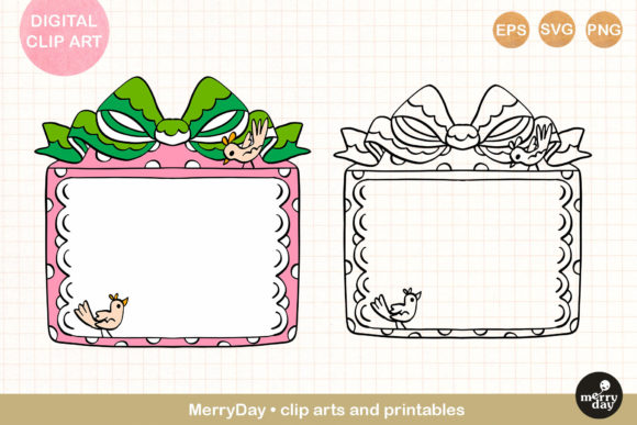 Christmas Holiday Gift Card Cute Rabbit Graphics
