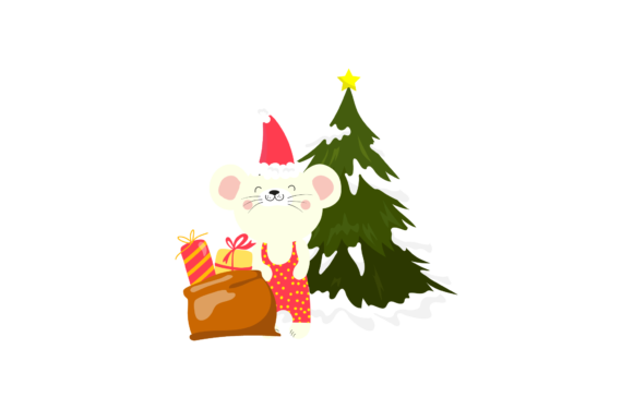 Christmas Illustration Mickey Animal: A Versatile Graphics Asset