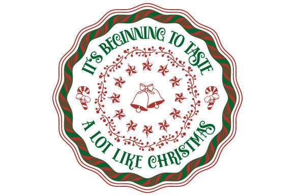 Christmas Quote Candy Circle: Festive Graphics for Local Brands