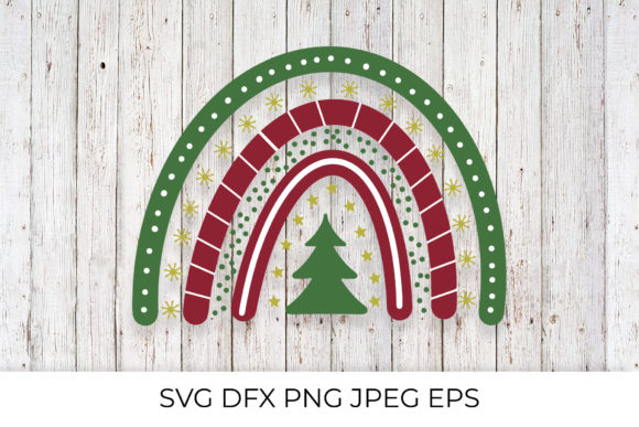 Christmas Rainbow. Winter Holidays: A Versatile Graphics and Illustrations Asset
