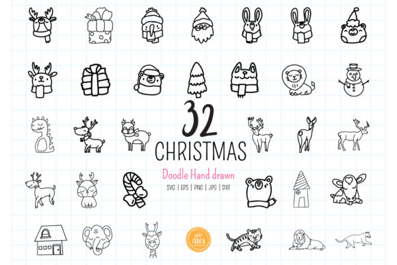 Cute Christmas Ornament SVG, Clipart for Graphics & Illustrations